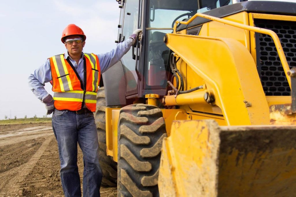 Preparation of heavy equipment rental equipment