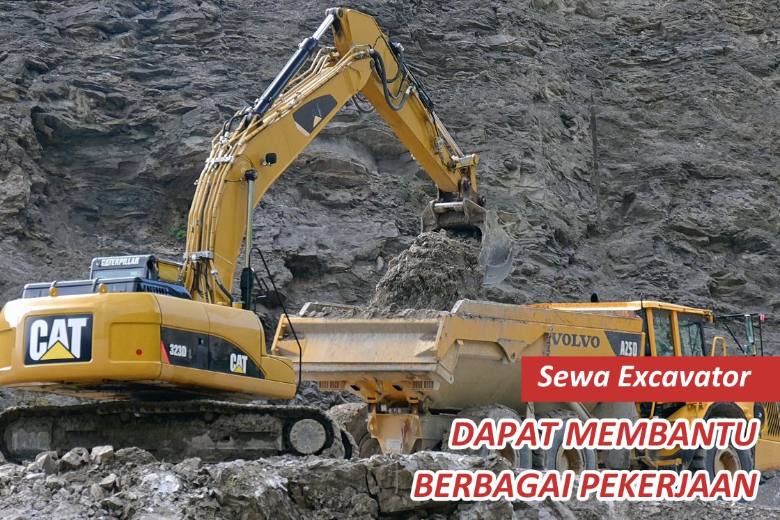Sewa Excavator Dapat Membantu Berbagai Pekerjaan