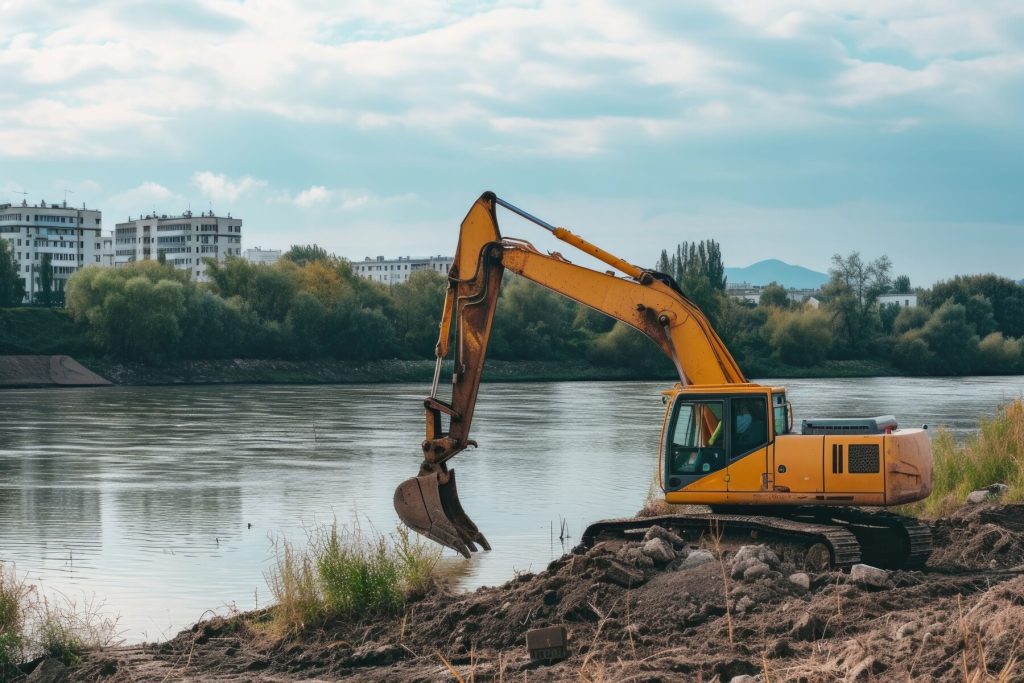 Long Arm Excavator Solusi Bersihkan Sungai & Irigasi dengan Mudah